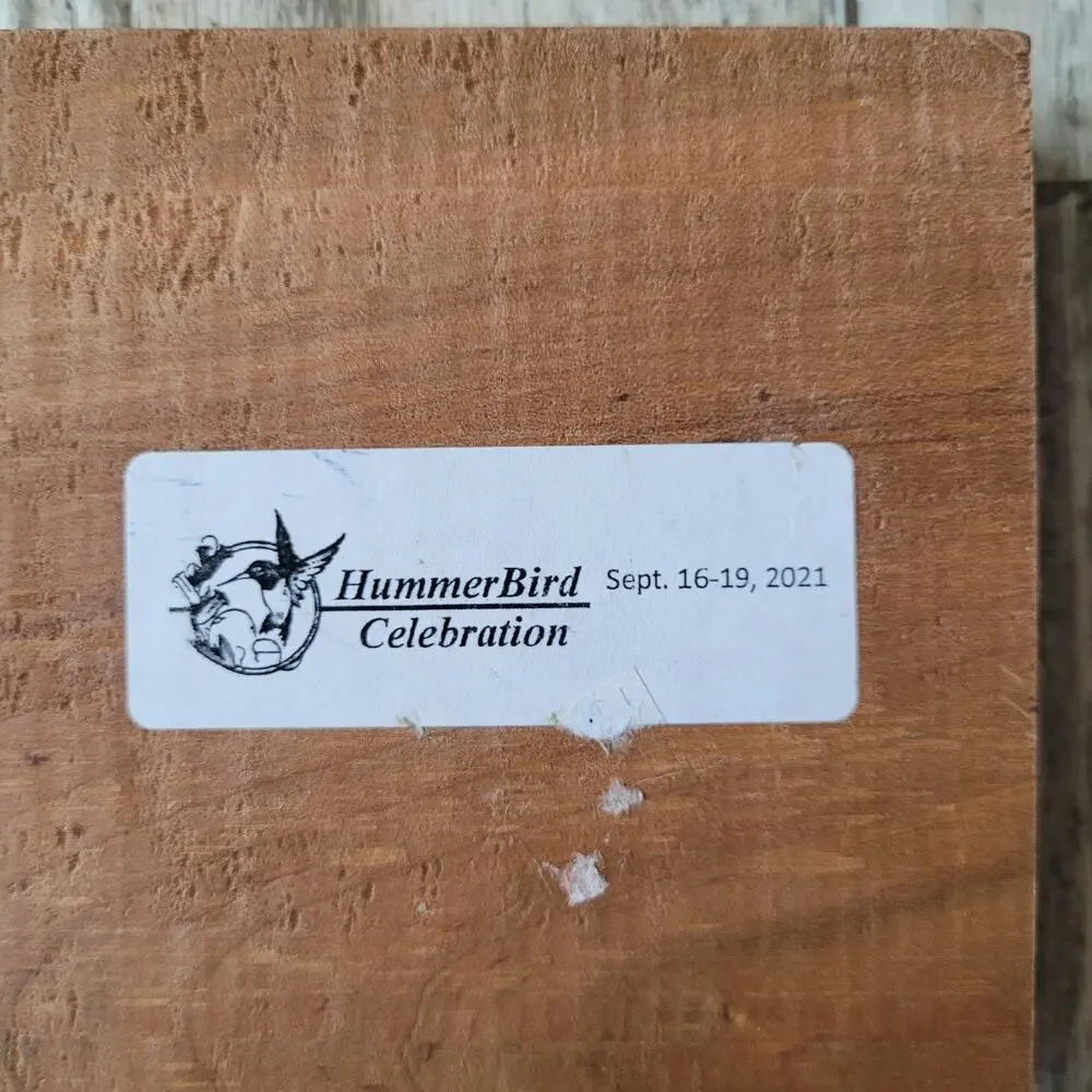 Hummingbird Wood Block Set –‎ HummerBird Celebration 2021 Thick Wooden Coasters